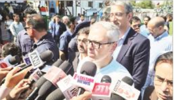 Chief Minister Omar Abdullah discusses peace and sports in Kashmir