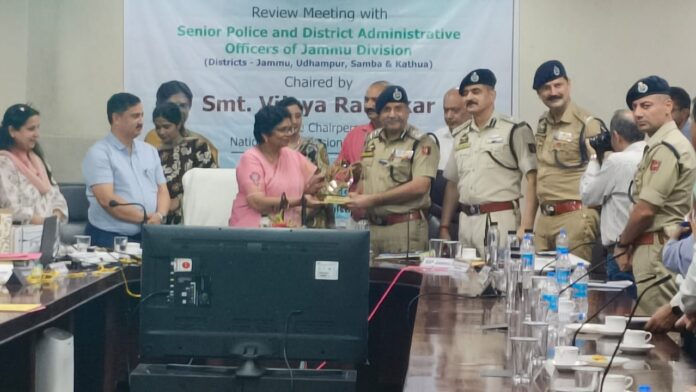 National Commission for Women event in Jammu addressing women's grievances