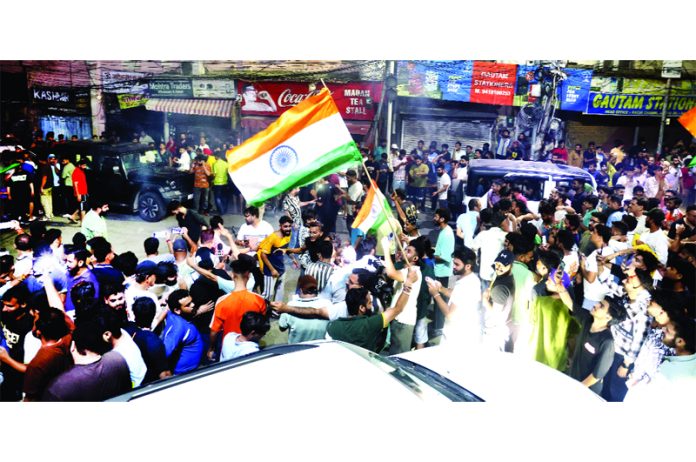 Celebrations in Jammu after India wins Asia Cup 2025