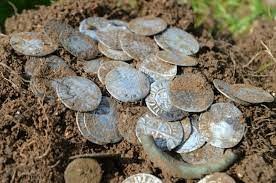 75 silver coins found during house demolition in Barabanki.