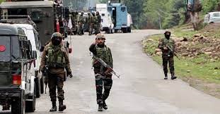 Indian Army soldier paying homage during a ceremony