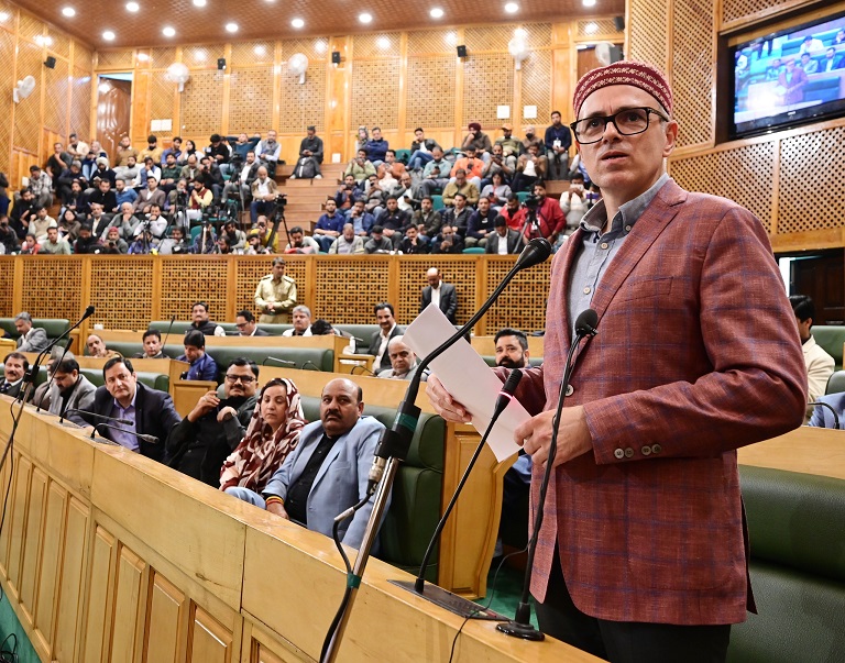 CM Omar Abdullah pays tribute to former governor, departed members on first day of J&K Assembly’s Autumn Session