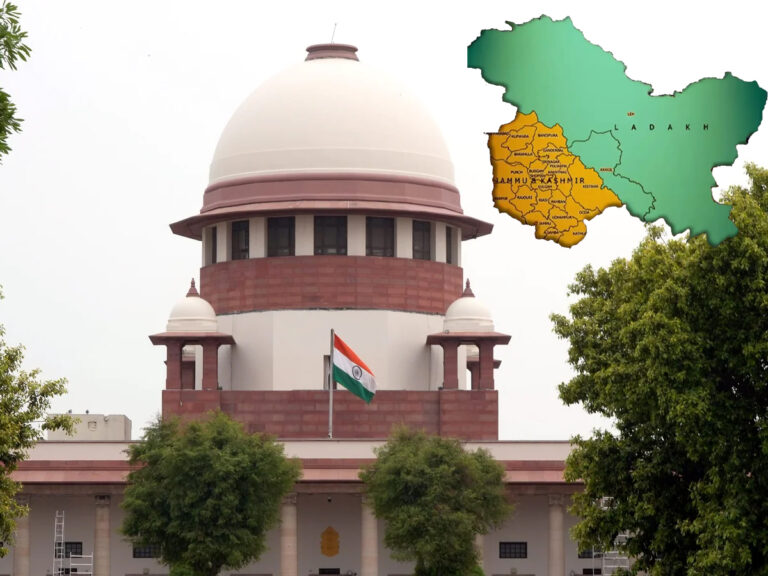 Supreme Court To Hear J&K Statehood Pleas Tomorrow