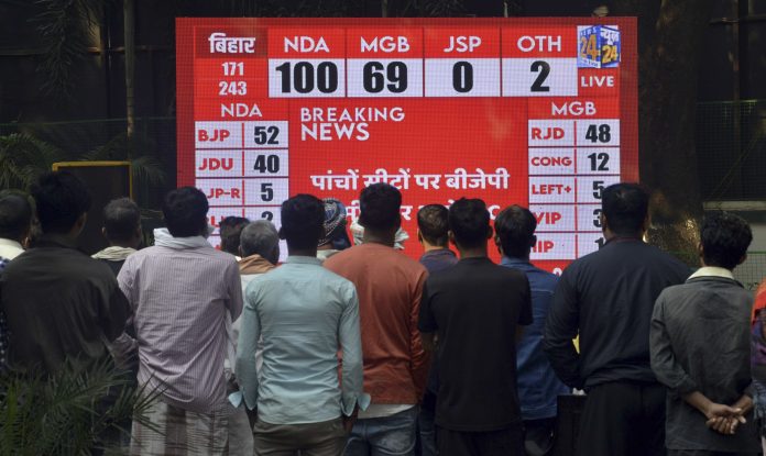 Counting of votes in Bihar Assembly elections